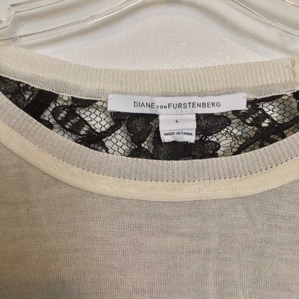 ✨Diane Von Furstenburg lace sweater✨ - Picture 4 of 8